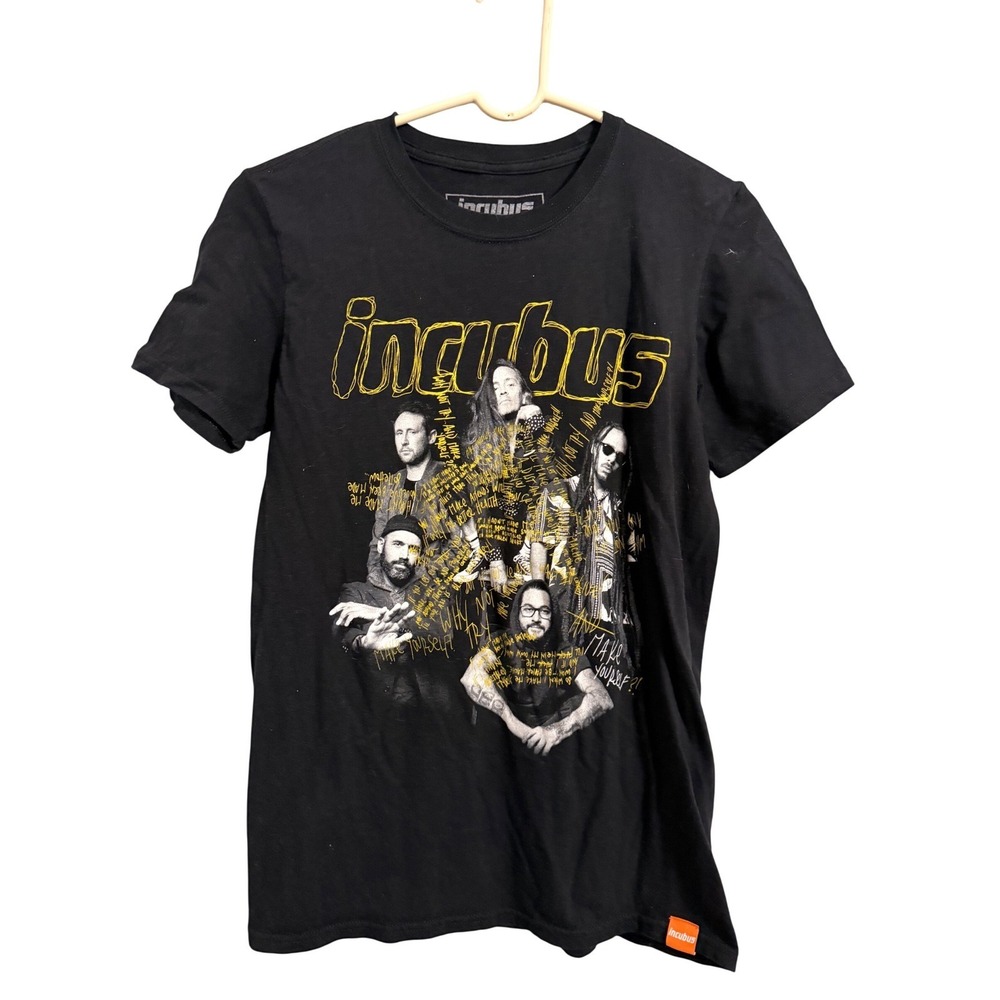 Incubus Make Yourself 20 Years Tour T-Shirt Mens Small Black Graphic Band Tee